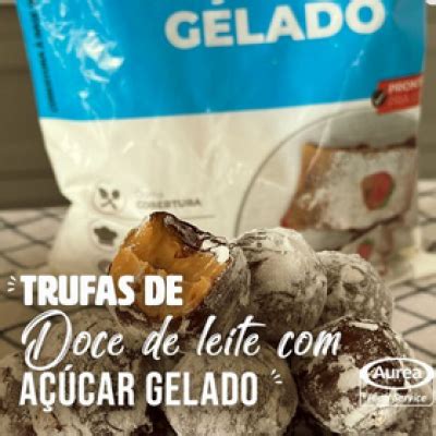 Trufas De Doce De Leite A Car Gelado Aurea Alimentos