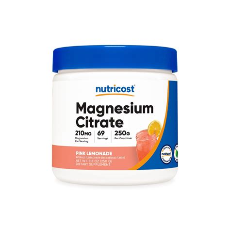 Nutricost Magnesium Citrate Powder