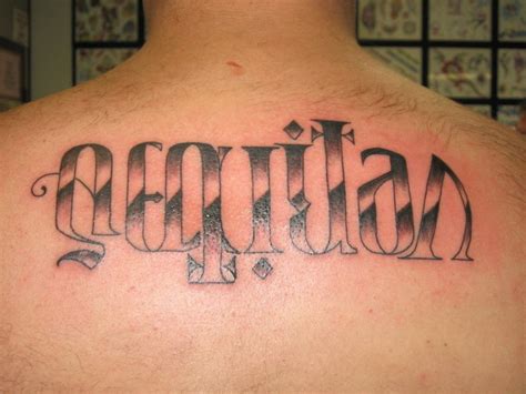 Tattoo Design Gallery 360: Ambigram Tattoo Designs And Ideas