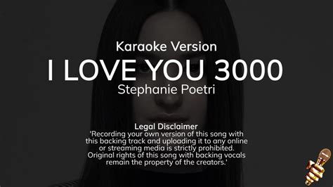 Stephanie Poetri I Love You 3000 Karaoke Version Youtube