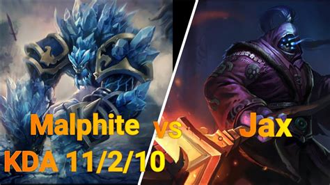 Malphite Top Vs Jax Patch 10 14 Kr Ranked Youtube