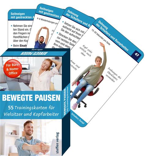 Trainingskarten Bewegte Pausen für Büro Home Office online kaufen