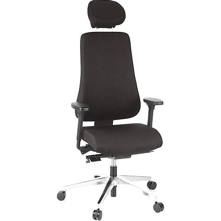 hjh OFFICE 608000 Profi Bürostuhl PRO TEC 200 Stoff Schwarz Drehstuhl