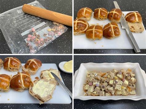 Hot Cross Bun Bread And Butter Pudding Tales From The Kitchen Shed