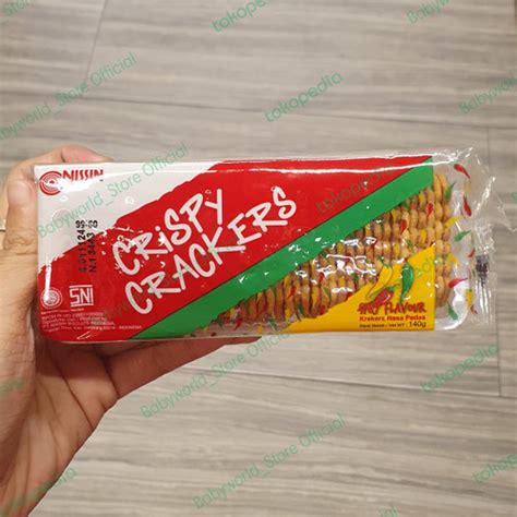 Jual Nissin Crispy Crackers Biskuit Kreker Rasa Spicy Gr Kota