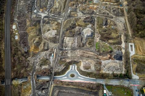 Gelsenkirchen Aus Der Vogelperspektive Baustelle Mit Erschlie Ungs