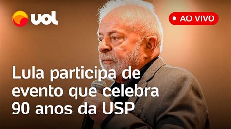 Lula ao vivo Presidente participa de celebração de 90 anos da USP