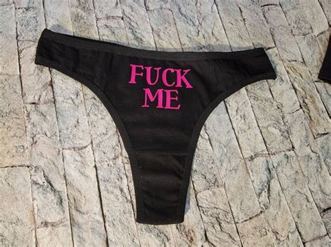 Fuck Me Daddy Thongs Or Panties Etsy