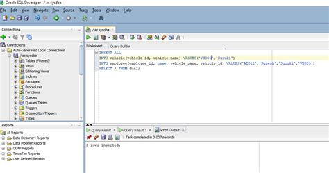 How Do I Insert Data Into A Table In Oracle Sql Developer