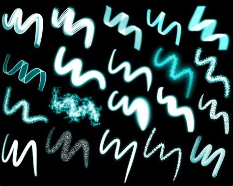 Procreate Neon Brushes Procreate Glow Brushes Procreate Light Pen