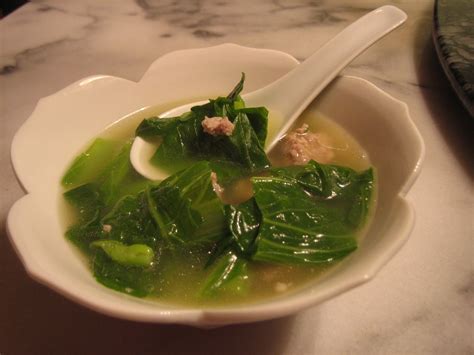 Comfort In A Bowl Mustard Green And Pork Soup Mustard Green Soup Recipe Pork Soup Chinese