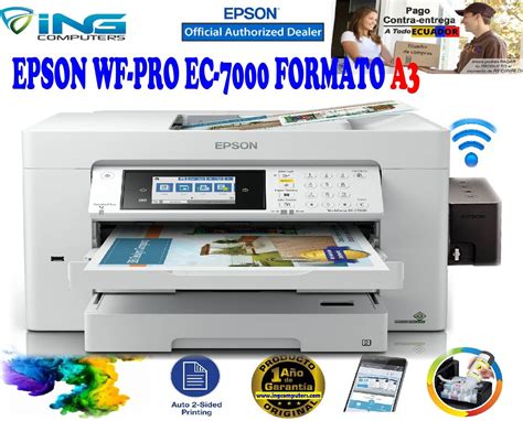 Impresora Epson Wf Pro C Formato A Con Sistema De Tinta