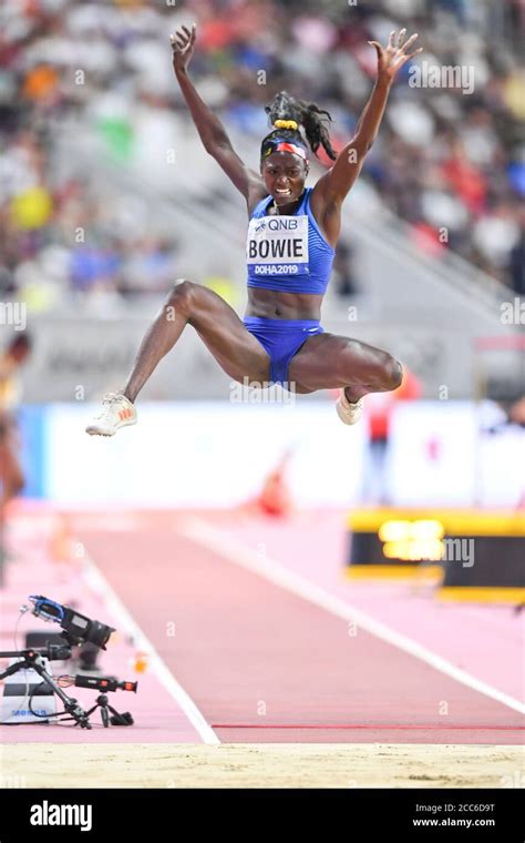 Tori Bowie (USA). Long Jump women final. IAAF World Athletics ...