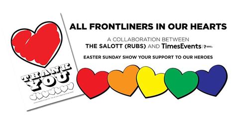 A show of appreciation for frontliners this Easter Sunday