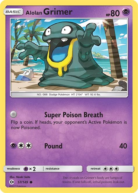 Alolan Grimer · Sun And Moon Sum 57 ‹ Pkmncards