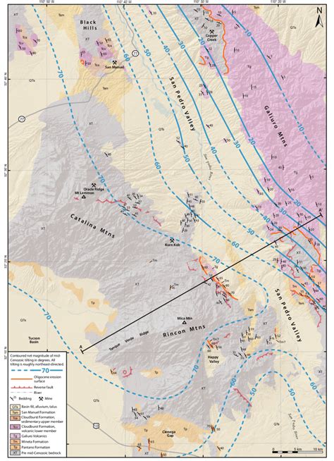 Simplified Geologic Map Of The Study Area That Displays Data Used To