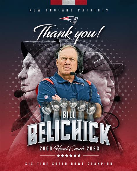 Thank You Coach Belichick R Patriots