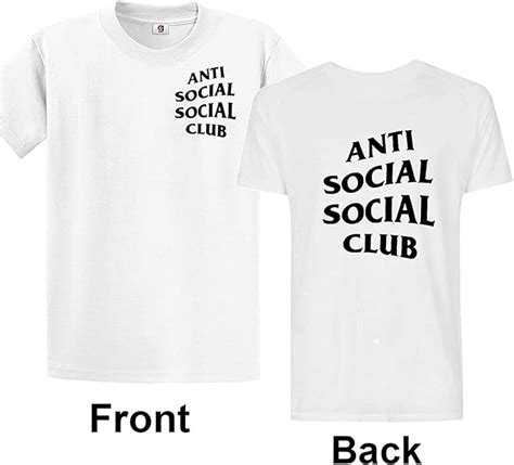 Inspired Anti Social Social Club Printed Retro T Shirt White Xlarge