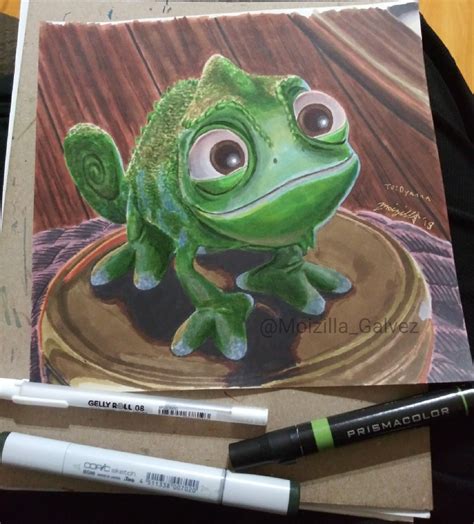 Pascal marker drawing : r/disney