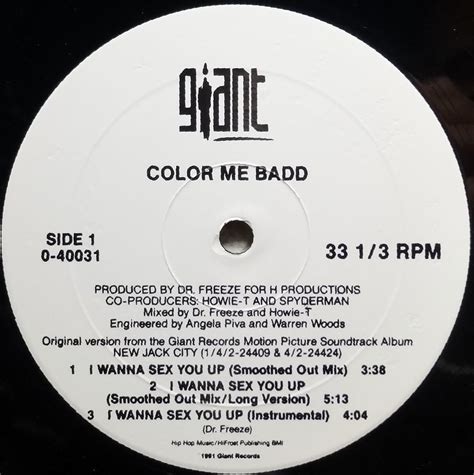 Yahoo オークション Color Me Badd I Wanna Sex You Up HZ