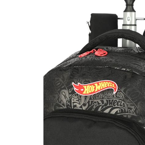 Kit Mochila Infantil Rodinha Hot Wheels Lancheira E Estojo Pens Kits Escolares
