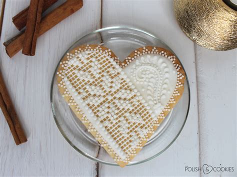 Koronkowe Ciasteczkowe Serca Polish Cookies Wzorki Na Paznokcie I