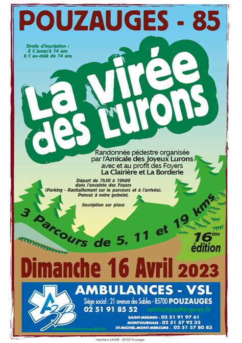 La virée des Lurons Mairie de Pouzauges