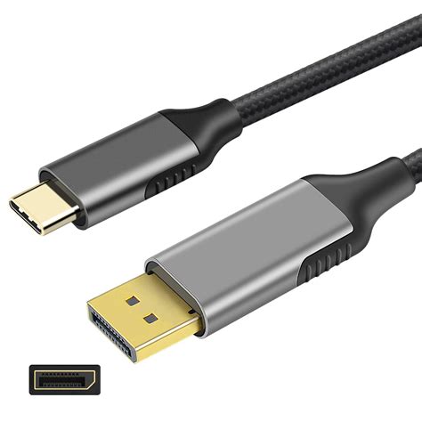 Cable Usb C A Displayport 18 M 4k 60hz Compatible Con Thunderbolt