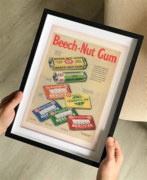 Beech Nut Gum 1960s Magazine Ad The Curious Desk