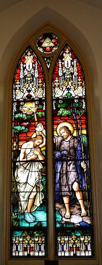 Baptism Of Our Lord Stained Glass Photograph By Nancy Jenkins Fine