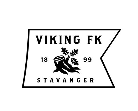 vikingo fk club símbolo logo negro Noruega liga fútbol americano