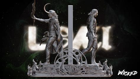 Wicked Marvel Loki Season Diorama Sculpture Tested And Ready For D