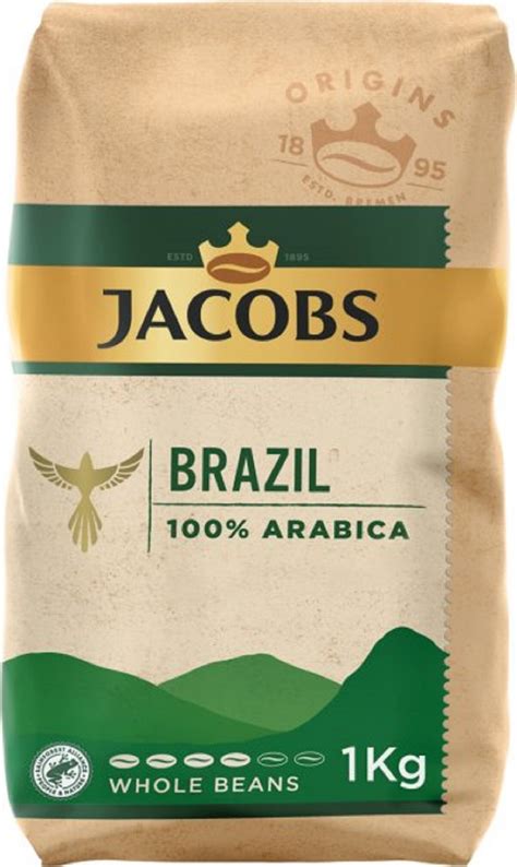 JACOBS Origins Brazil Bright Rounded Arabica 1 Kg Kawa Ziarnista