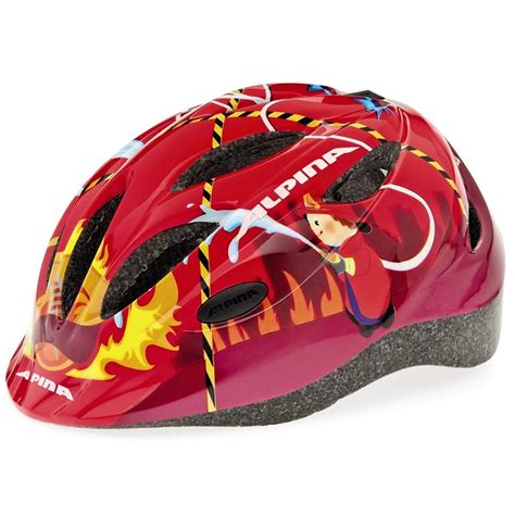 Купить Детский шлем Alpina 2018 GAMMA 2.0 RED FIREFIGHTER Велошлемы в ...