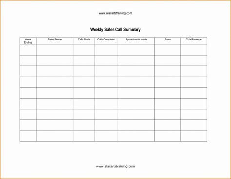 Sales Call Report Template Excel Sample Reports Picture Of With Sales Rep Call Report Template ...