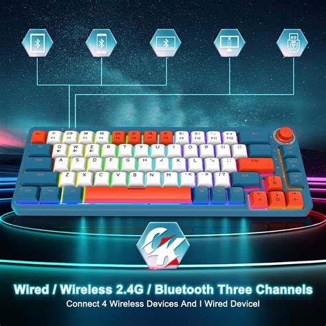 Gamakay Keys Rgb Wireless Mechanical Keyboard Lk Gateron Switch Hot Swappable
