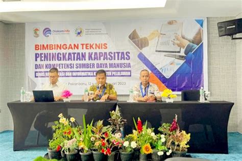 Kadis Kominfo Pelalawan Membuka Secara Resmi Bimbingan Teknis