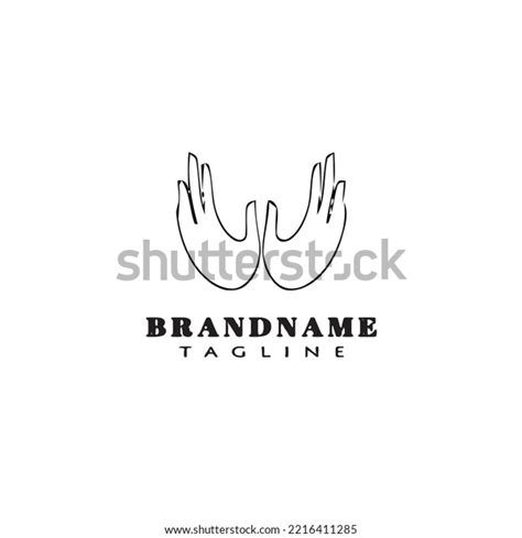 Healing Hand Logo Cartoon Icon Design Stock Vector (Royalty Free ...