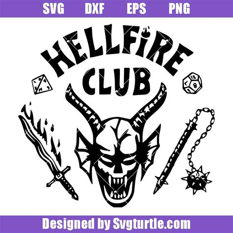 Hellfire Club Stranger Things SVG