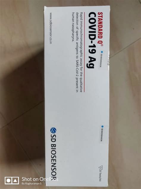 Sd Biosensor Omicron Covid Rapid Antigen Test Kit Icmr Approved