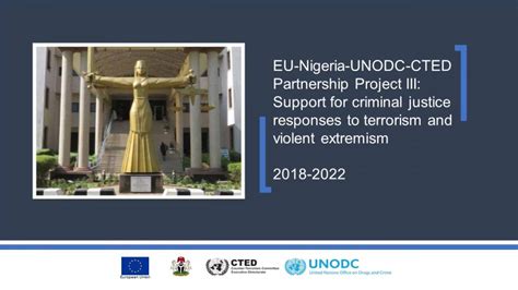 Eu Nigeria Unodc Cted Concludes Partnership Project To Counter