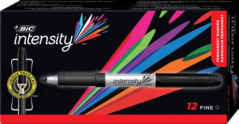 BIC Intensity Ecriture Marqueurs Permanents Pointe Ultra Fine Marquage