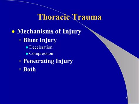 Thoracic Trauma Ppt