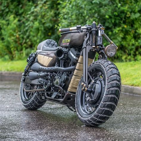 Curated Moto Chopper Motorcycle Rat Bike Bobber Motorcycle