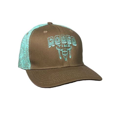 Dale Brisby Rodeo Time Brown Paisley Flatbill | Dale brisby, Rodeo time ...