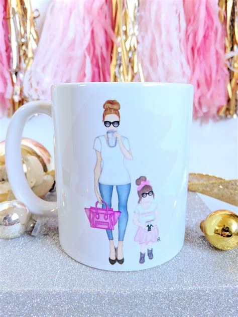 Mom Mug Mothers Day Mommy And Me Mug Mother Daughter Mug Mom Art