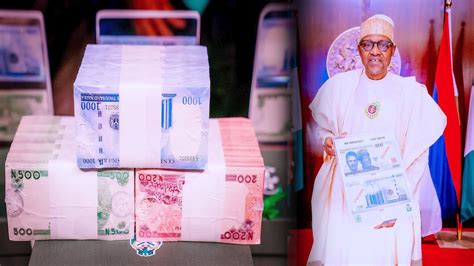 Breaking President Buhari Unveils The Redesign Naira New Naira Note