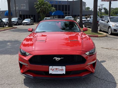 Certified Pre Owned 2019 Ford Mustang EcoBoost Convertible Convertible