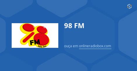 Rádio 98 FM ao Vivo 98 9 MHz FM Teófilo Otoni Brasil Online Radio Box