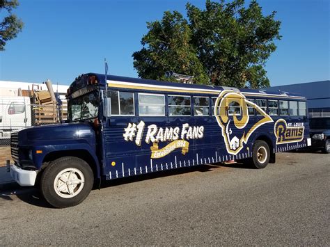 Los Angeles Rams Fan Bus